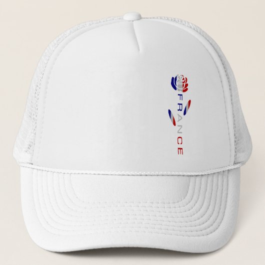Franse Roos Vlag Trucker Pet (Voorkant)