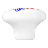 Franse Rooster Keramische Knop (Zijkant)