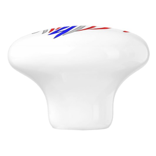 Franse Rooster Keramische Knop (Zijkant)