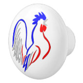 Franse Rooster Keramische Knop (Rechts)