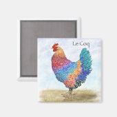 Franse Rooster Kitchen Magnet (Voorkant / Achterkant)