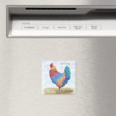 Franse Rooster Kitchen Magnet (Insitu (Vaatwasser))