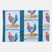 Franse Rooster Kitchen Towel Theedoek (Horizontaal)