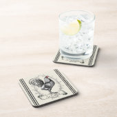 Franse Rooster Le Poulet Drankjes Onderzetter (Rechterzijde)