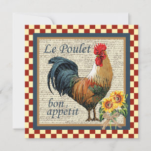 Franse Rooster Le Poulet Kitchen Decoration