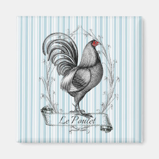 Franse Rooster Le Poulet Magneet