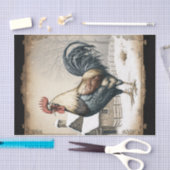 Franse Rooster Tissuepapier (Craft)