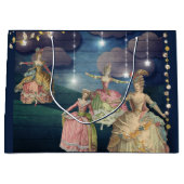 Franse royals dansend onder de lantaarns groot cadeauzakje (Voorkant)