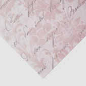 Franse  roze ontkoppeling tissuepapier (Detail)