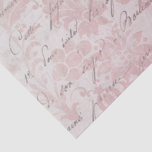 Franse  roze ontkoppeling tissuepapier (Detail)