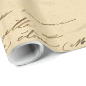 Franse roze rozen Cadeaupapier (Rol Hoek)