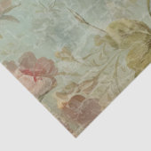 Franse  Rozen Bloemblauw n Roze Decoupage Tissuepapier (Detail)