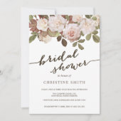 -Franse Rozen Bridal Shower Kaart (Voorkant)