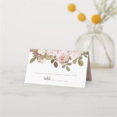  Franse Rozen bruiloft Plaatskaartje (Voorkant)
