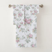  Franse Rozen en stripes Bad Handdoek (Insitu)