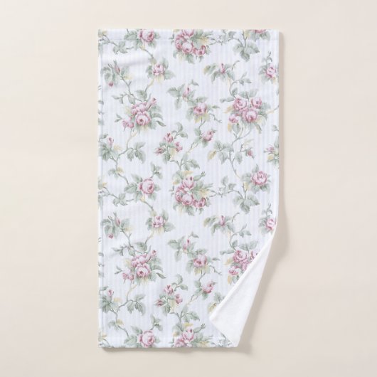  Franse Rozen en stripes Bad Handdoek (Handdoek)
