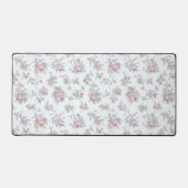 Franse Rozen en stripes Bureaumat (Voorkant)