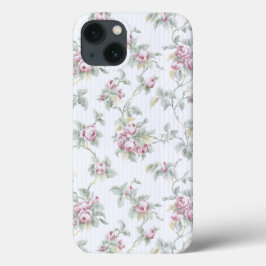  Franse Rozen en stripes Case-Mate iPhone Case