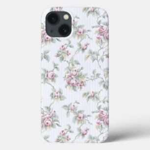 Franse Rozen en stripes Case-Mate iPhone Case