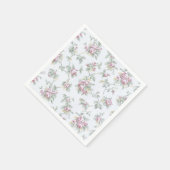  Franse Rozen en stripes Servet (Hoek)