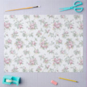 Franse Rozen en stripes Tissuepapier (Craft)