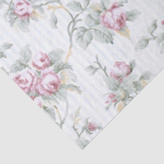 Franse Rozen en stripes Tissuepapier (Detail)