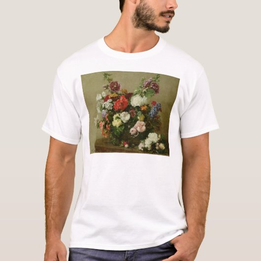 Franse Rozen en volken, 1881 T-shirt (Voorkant)