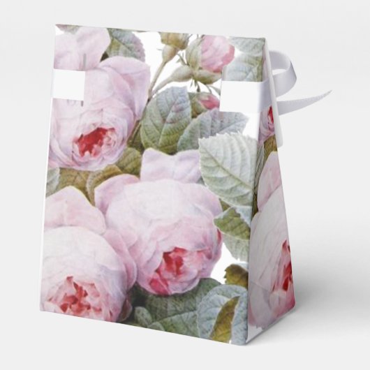 Franse  Rozen Favor Box Bedankdoosjes (Achterkant)