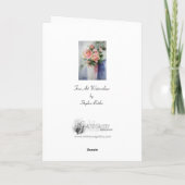 Franse Rozen - Fine Art Greetings Kaart (Achterkant)