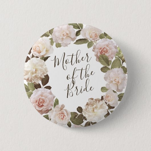 Franse Rozen Moeder van de Button van de Bride (Voorkant)