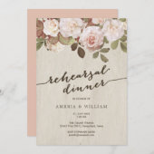 -Franse Rozen - repetitie voor binnenste Kaart (Voorkant / Achterkant)