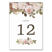 Franse Rozen Tabelnummer Kaart (Voorkant)