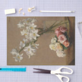  Franse Rozen voor het schilderen en gelilies Tissuepapier (Craft)