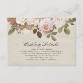  Franse Rozen Wedding Details Kaart