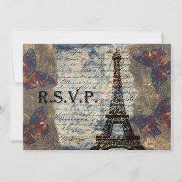  Franse RSVP-kaarten RSVP Kaartje