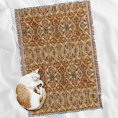  Franse rustieke herfst Herfst bruin Damask Deken