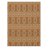 Franse rustieke herfst Herfst bruin Damask Tafelkleed (Voorkant)