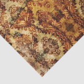 Franse rustieke herfst Herfst bruin Damask Tissuepapier (Detail)