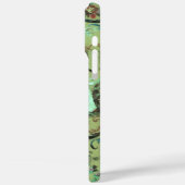 Franse Sage Green Toile Victoriaans Bloemen Case-Mate iPhone Case (Achterkant / Links)
