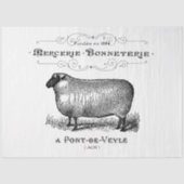 Franse schapen Grafisch Tissuepapier (Voorkant)