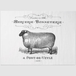  Franse schapen Grafisch Tissuepapier