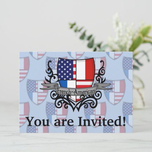 Franse Scheepsvlag Kaart (Staand voorkant)