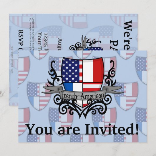 Franse Scheepsvlag Kaart (Voorkant / Achterkant)