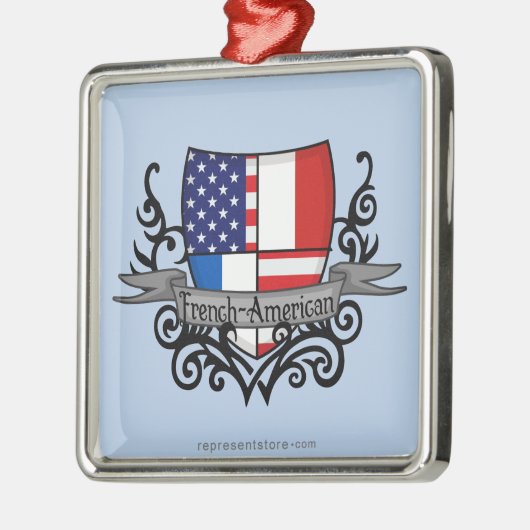 Franse Scheepsvlag Metalen Ornament (Links)