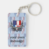 Franse Scheepsvlag Sleutelhanger (achterkant)
