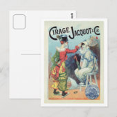 Franse schoen, poolschoen, clowns Briefkaart (Voorkant / Achterkant)