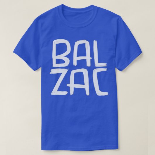Franse schrijver Honore de Balzac 1 T-shirt (Design voorkant)