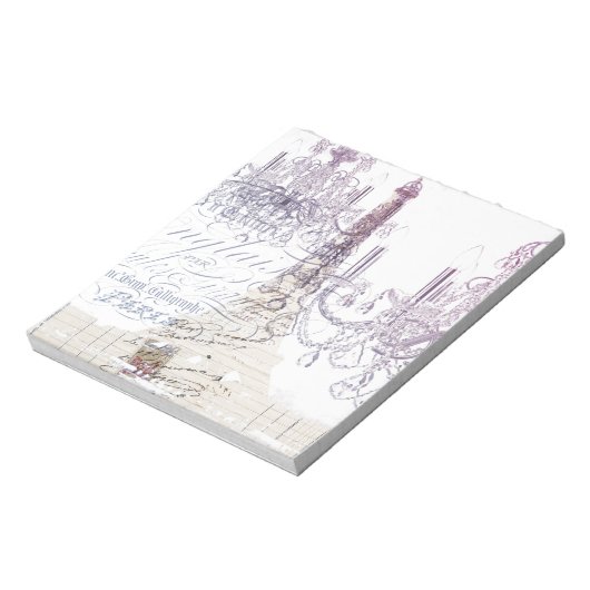 franse scriptkroeskroes parijs eiffeltoren notitieblok (Linkerzijde)