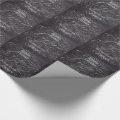 Franse scripts in het Parijse landkarton Cadeaupapier (Hoek)