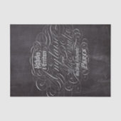 Franse scripts in het Parijse landkarton Tissuepapier (Voorkant)